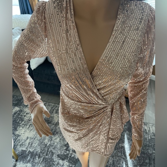 Women’s Glitter Sequin Mini Dress Size Small - Picture 9 of 14